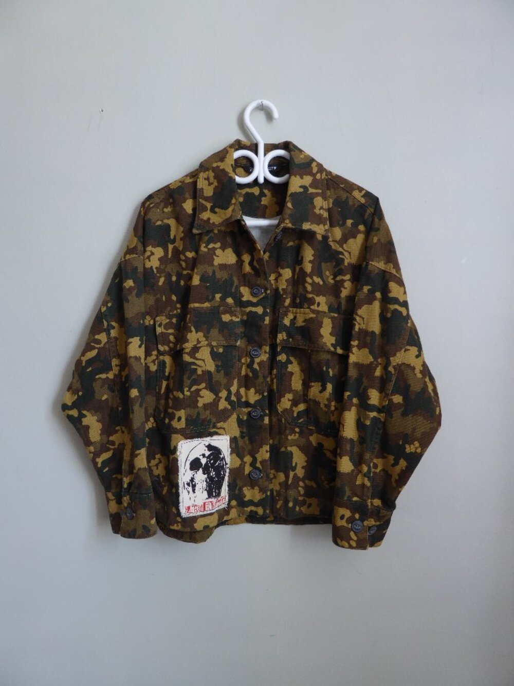 Upcycled Camo Jacket